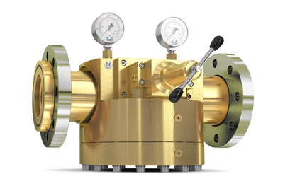 Dome-loaded Pressure Regulators can deliver highly stable outlet pressure. In these devices, the required outlet pressure is regulated by means of a gas cushion instead of a spring.
